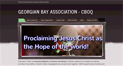 Desktop Screenshot of gbabaptist.org