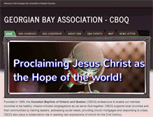 Tablet Screenshot of gbabaptist.org